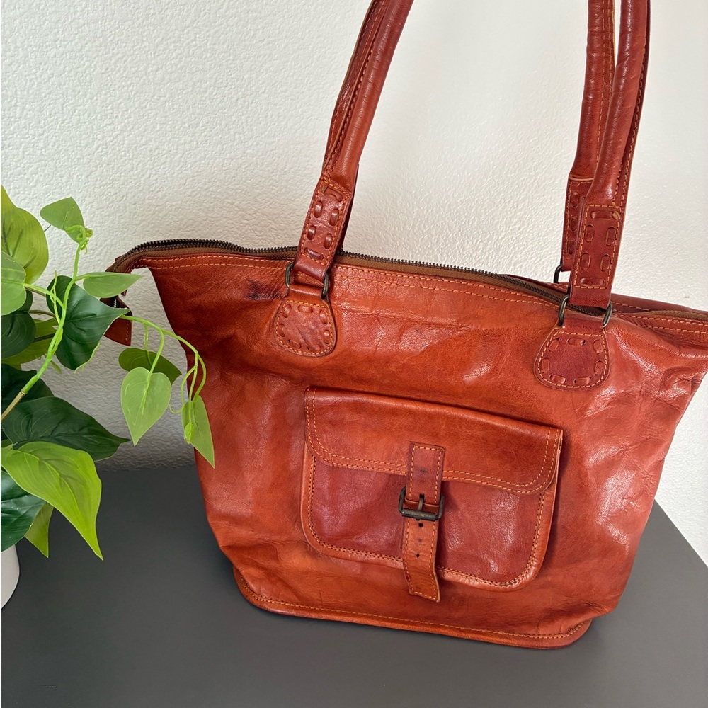 Noonday Collection Rustic Leather Tote